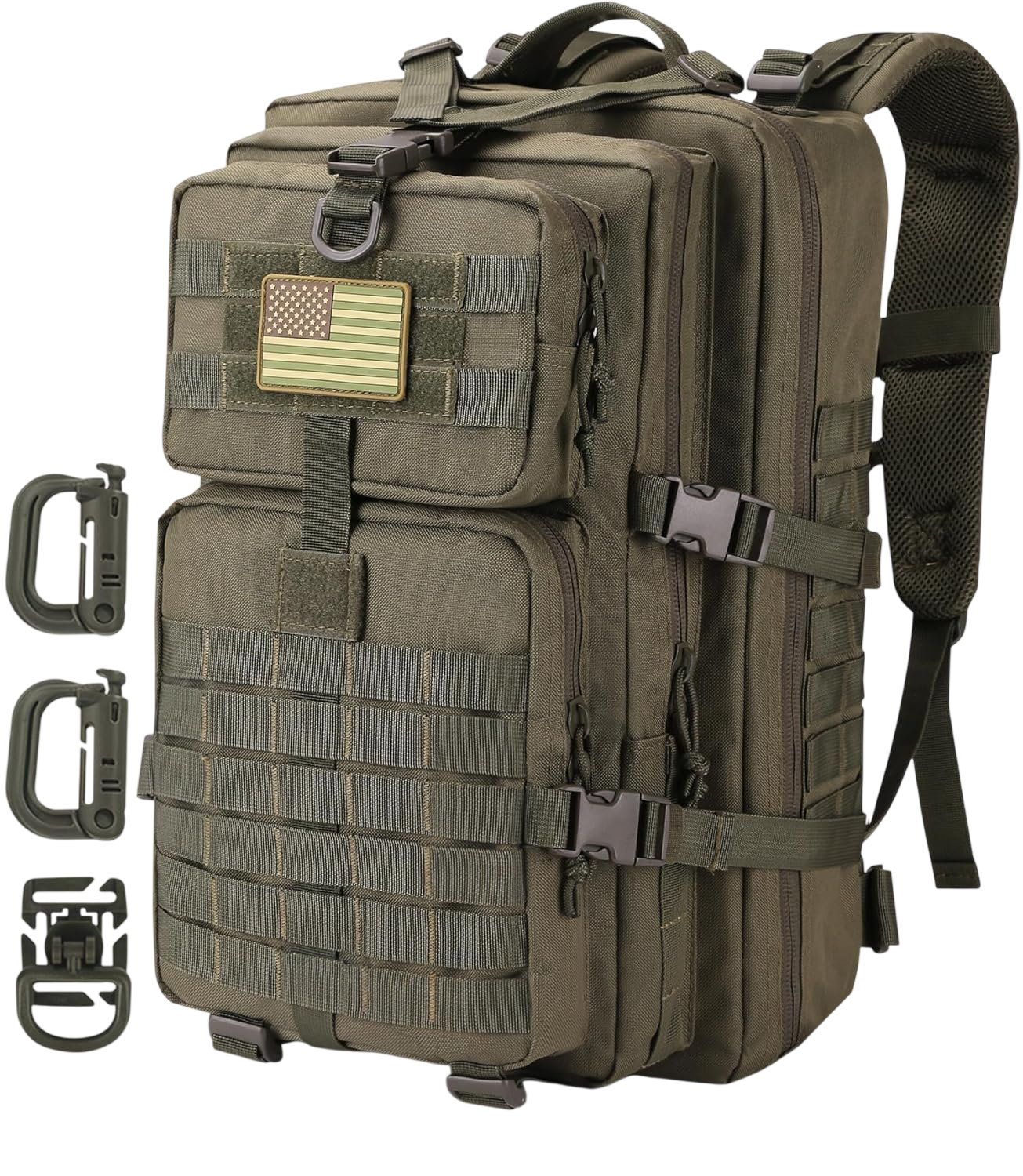 MOLLE Assault Backpack, Olive by Hannibal tactical