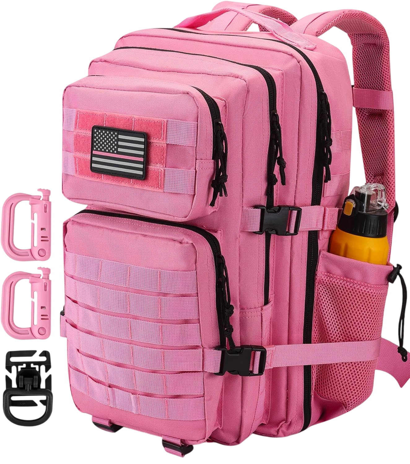 45L MOLLE Assault Backpack, Pink